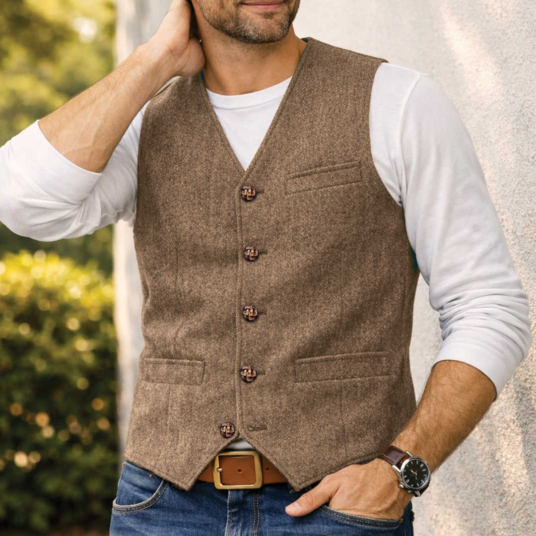 Cendric - Hverdagsvest i denim