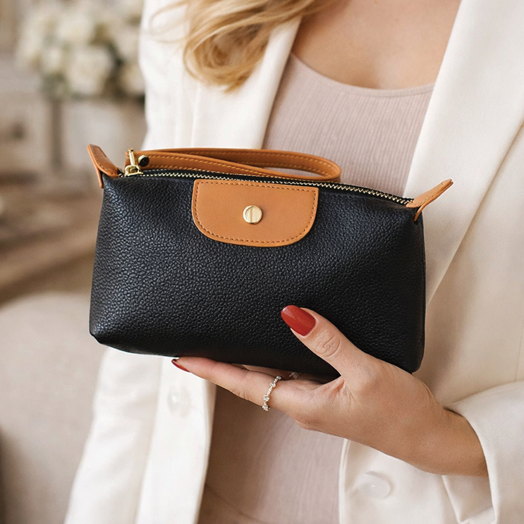 Lurevia - Vegansk læder håndledstaske/clutch