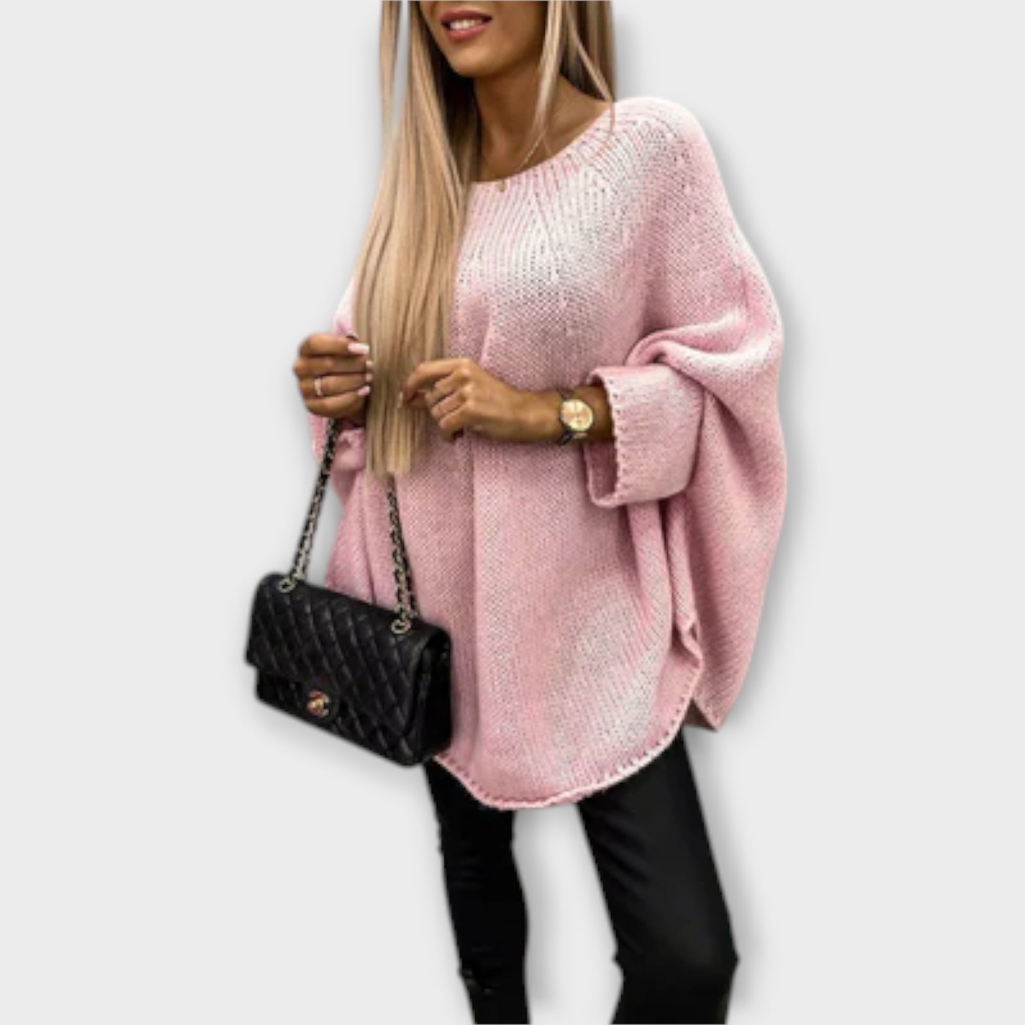 Isabelle - Stylish women's sweater with a round neck