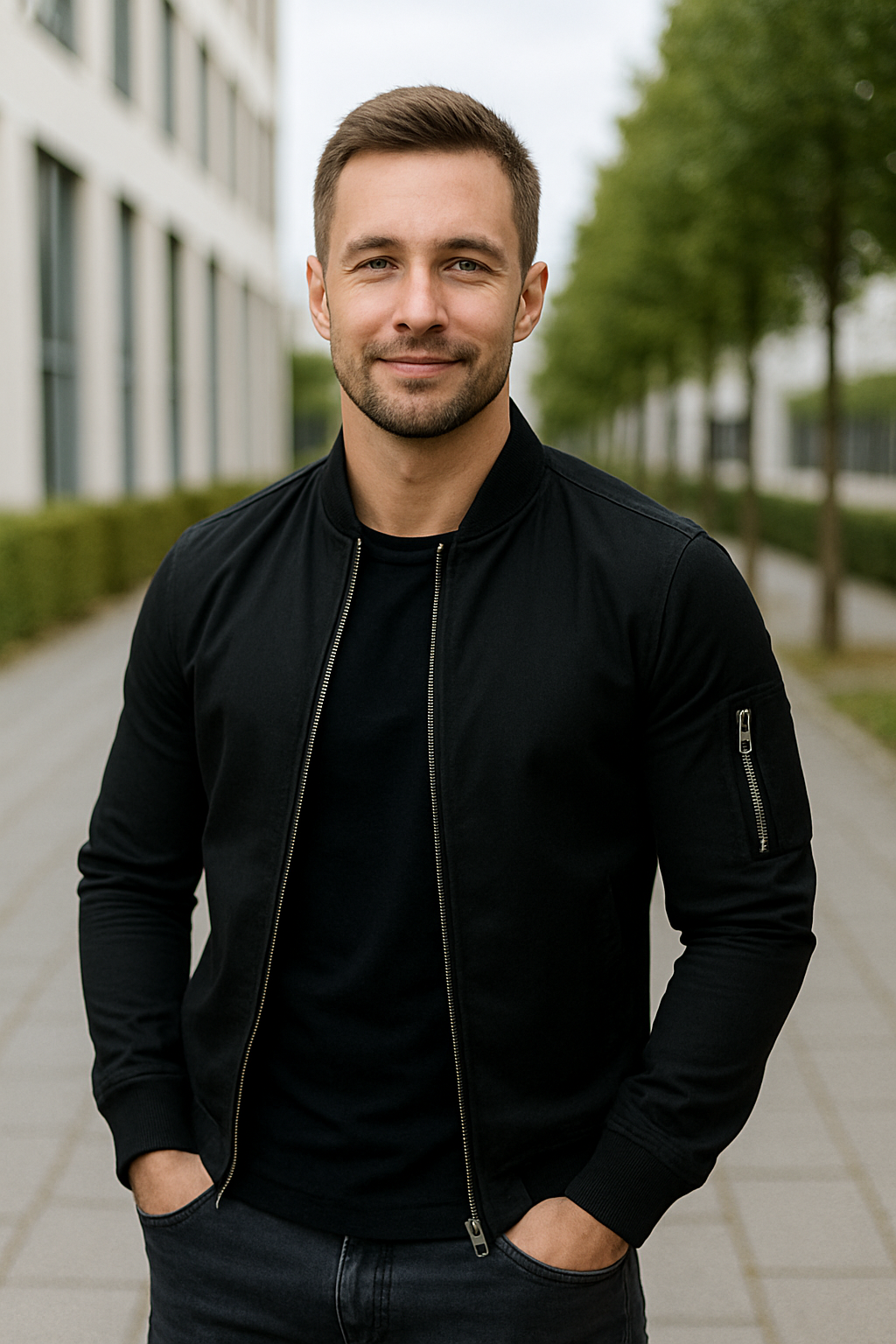 Belle & Cooper | Lightweight Winter Jacket with Zip and Pockets