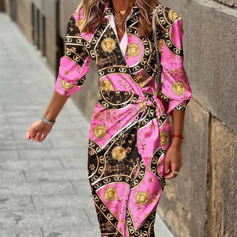 Pivara - Printed Wrap Dress