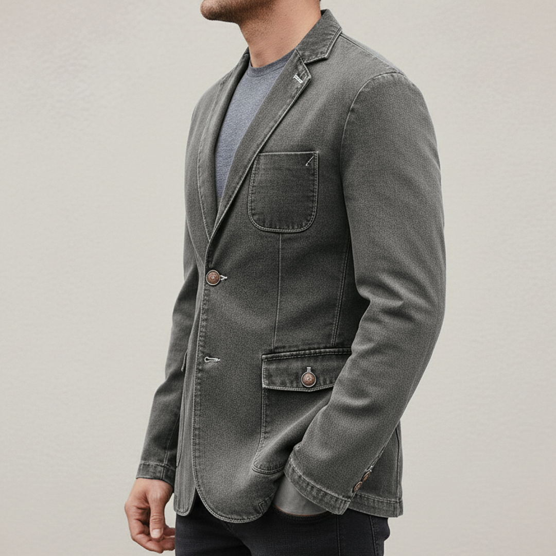 Dreven - Casual Denim Blazer