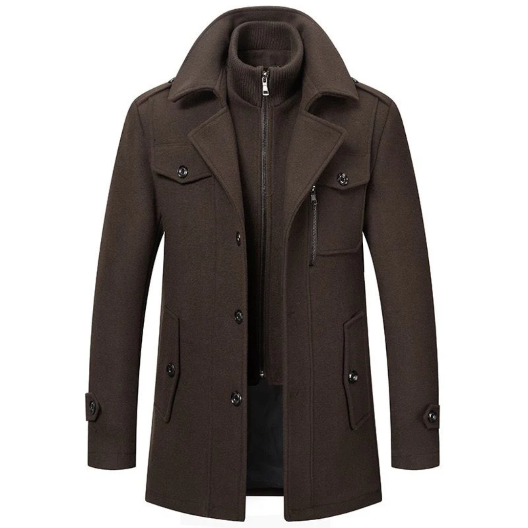 Two-Piece Winter Coat for Men