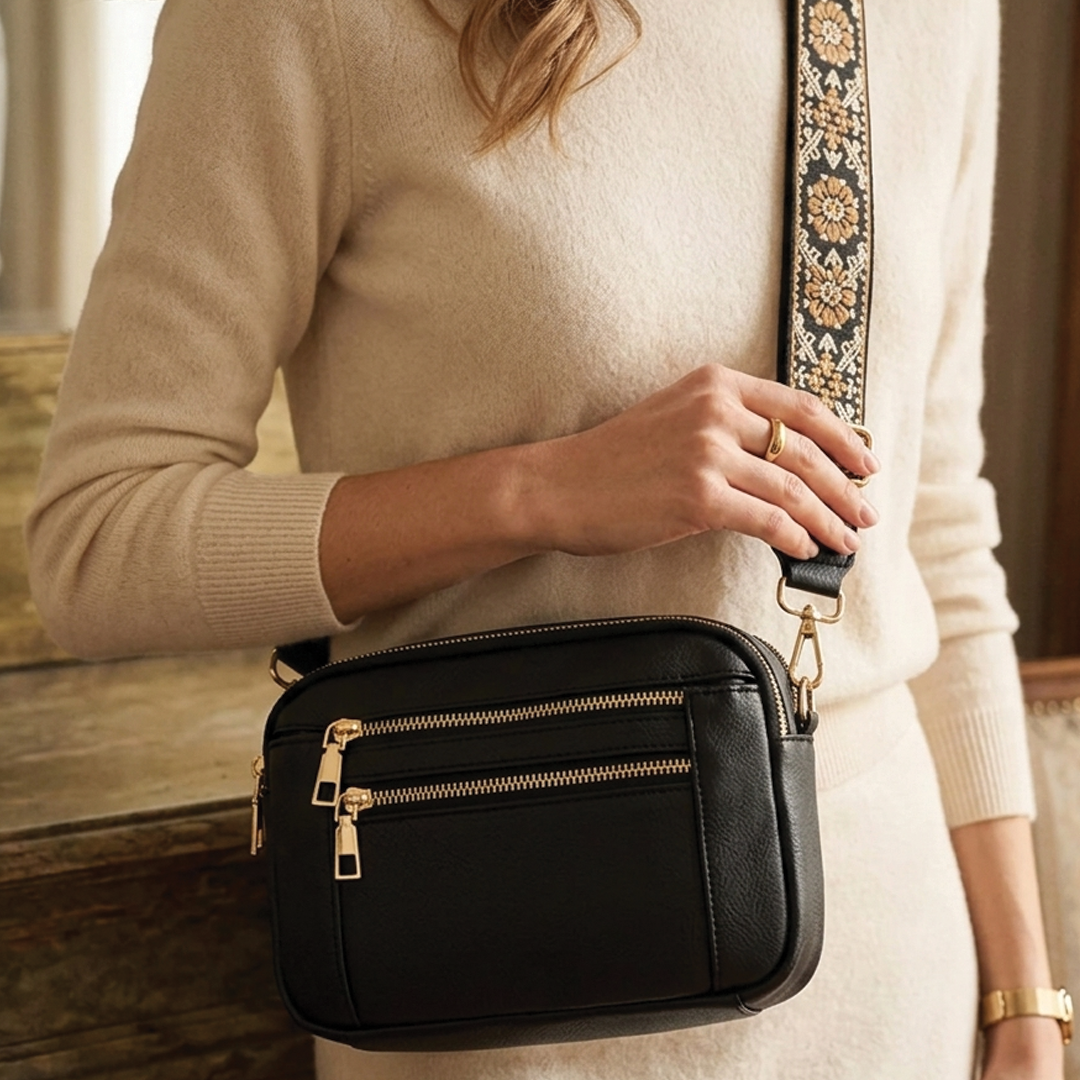 Tarexa - Vegan Leather Crossbody Shoulder Bag