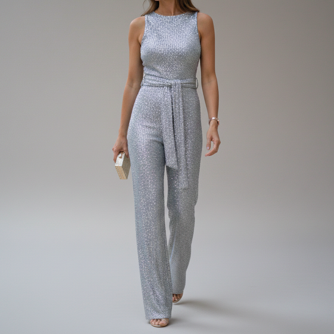 Devina - Sparkling Sequin Jumpsuit