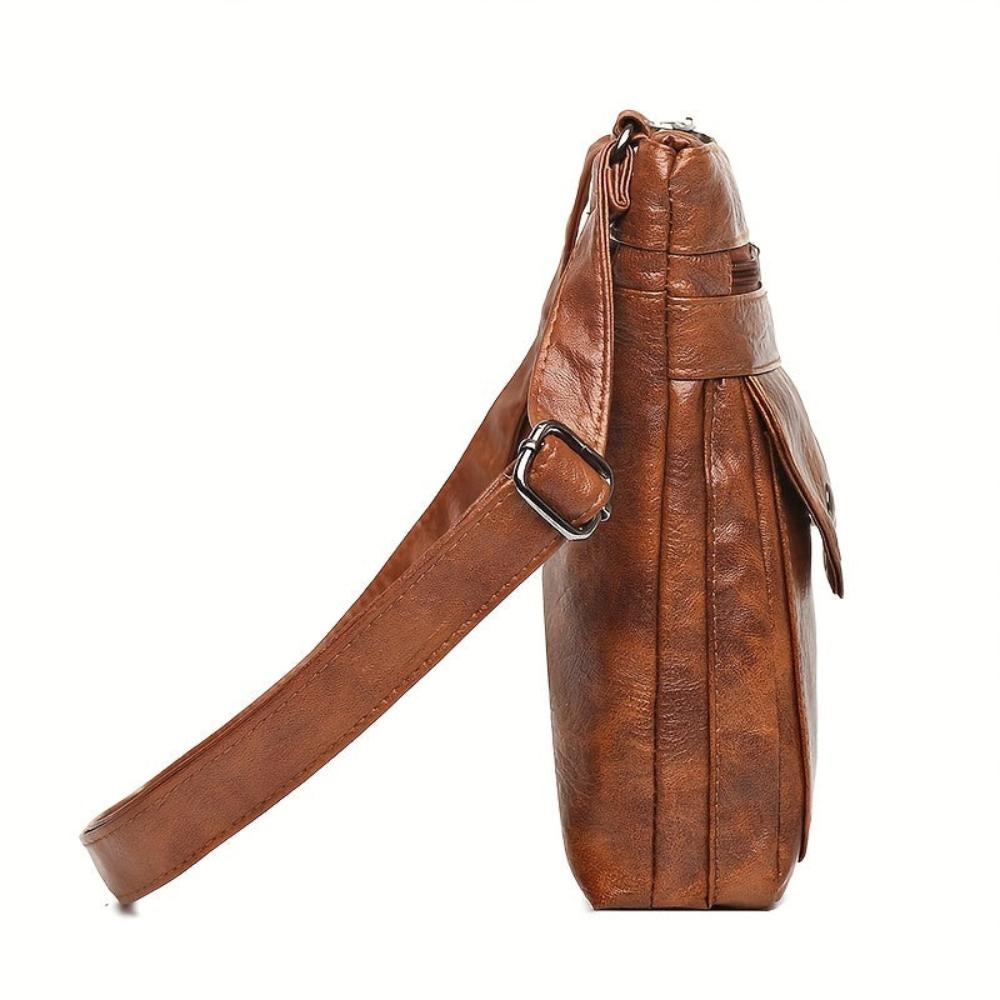 Renzia - Vegan Leather Crossbody Shoulder Bag