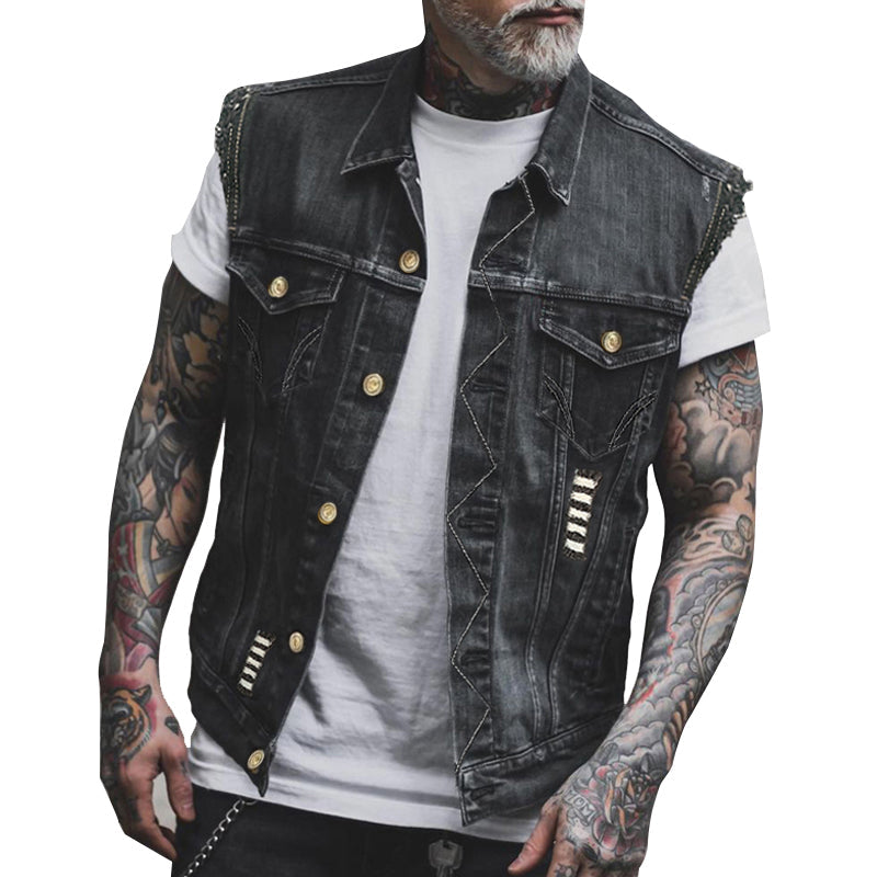Axton - Denim Vest