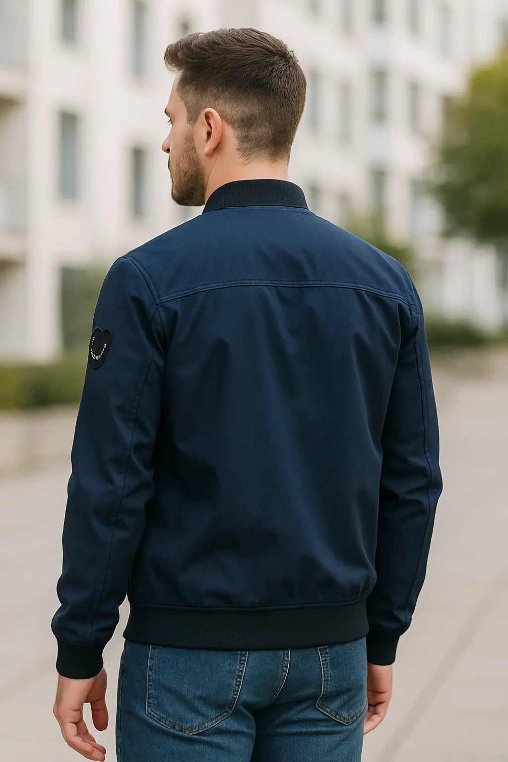 Belle & Cooper | Men's Slim Fit Bomber Jacket