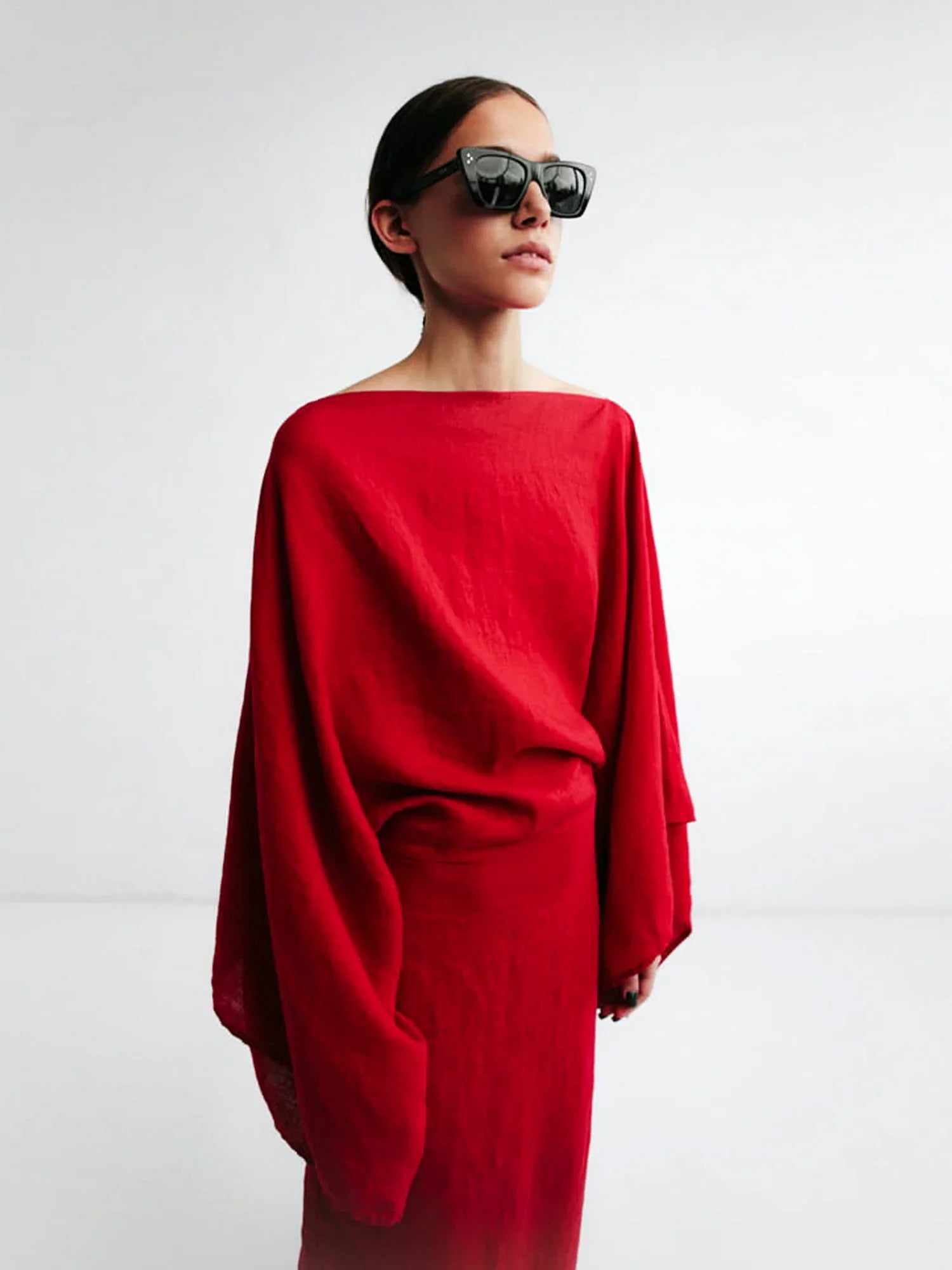 Givelle - Kimono Midi Dress