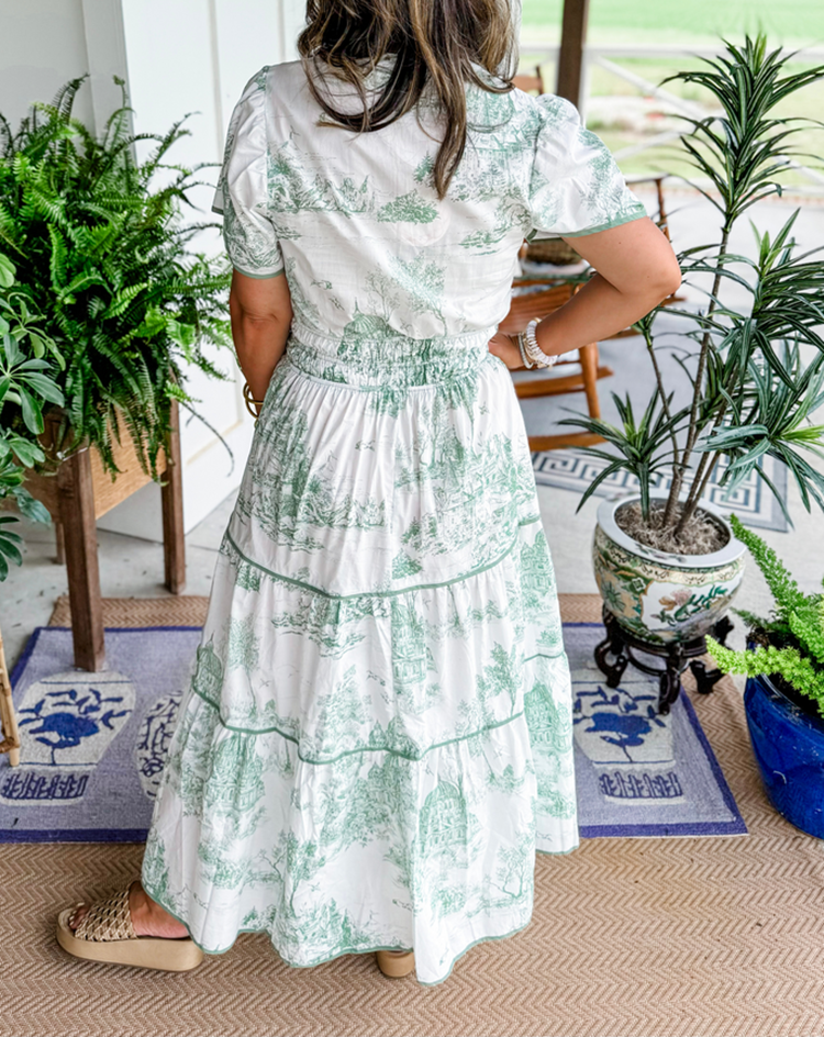 Irelle - Toile Print Maxi Dress