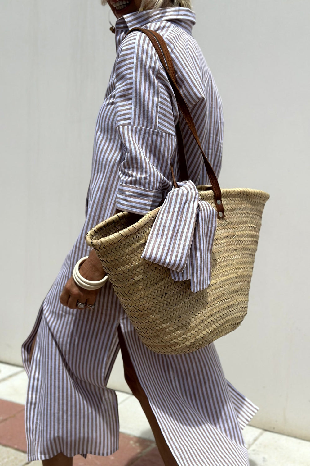 Pynora - Striped Shirt Dress