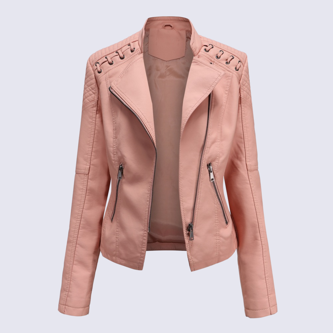 Leta - Women's Faux Leather Jacket