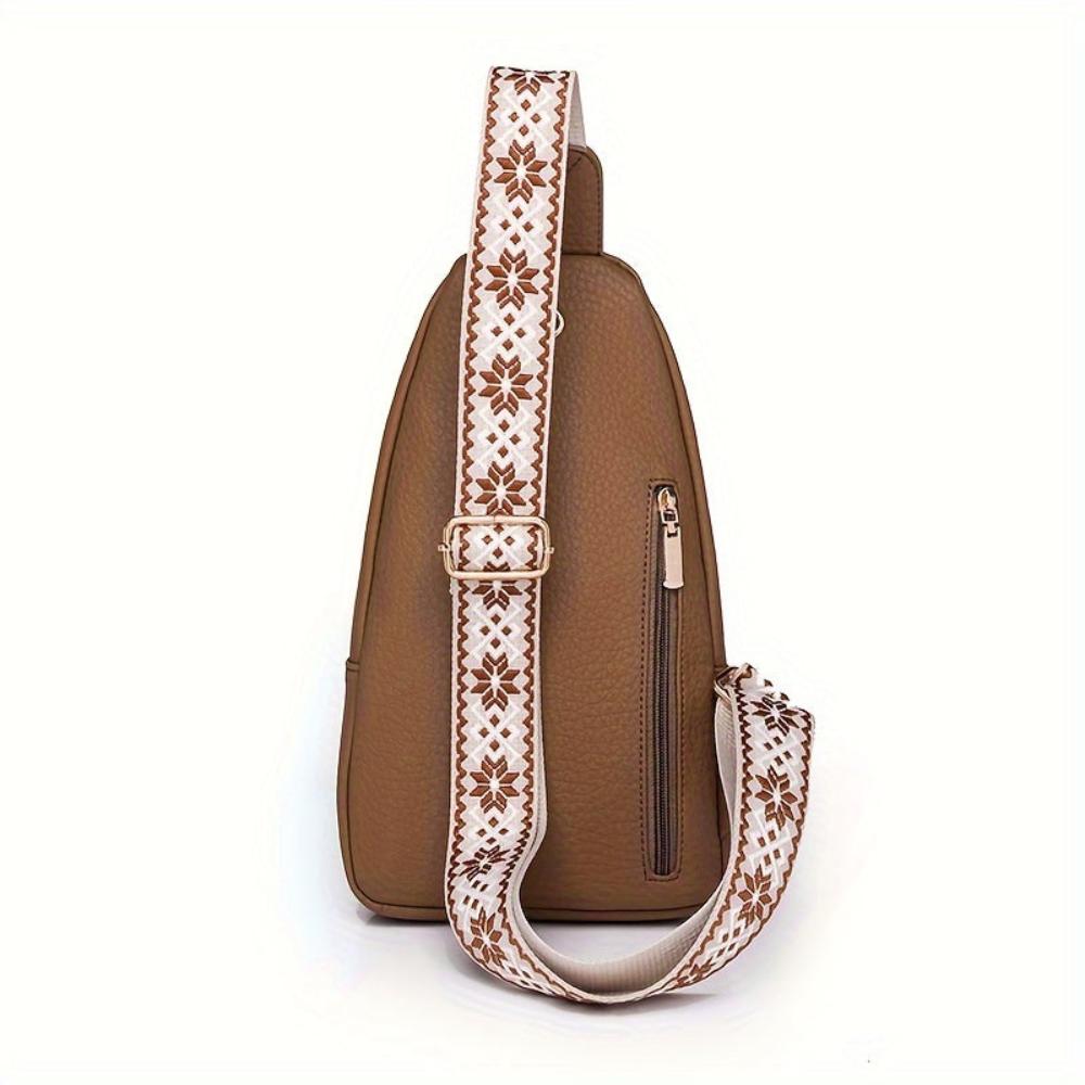 Velyra - Vegan Leather Sling Crossbody Bag