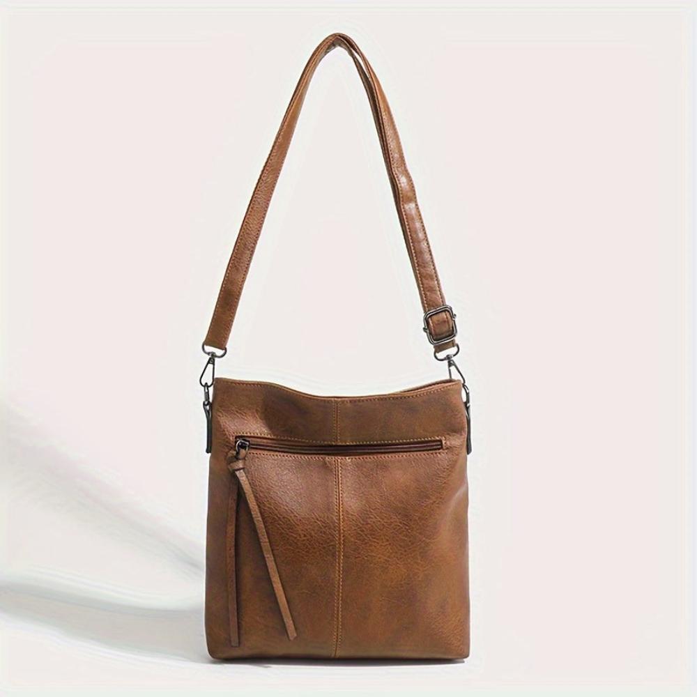 Arixa - Vegan Leather Slim Crossbody Bag
