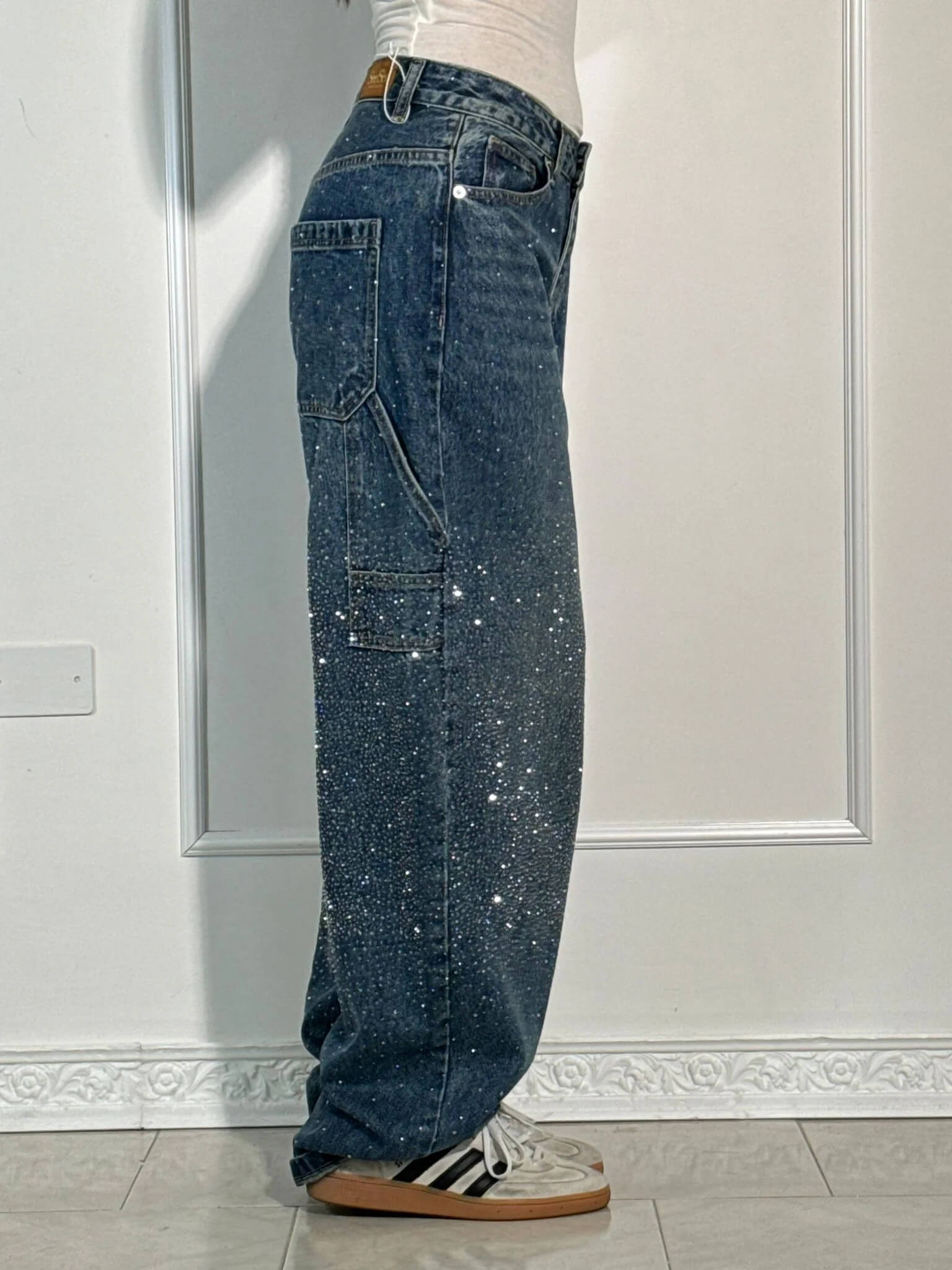 Kalyra - Wide-Leg Denim Jeans