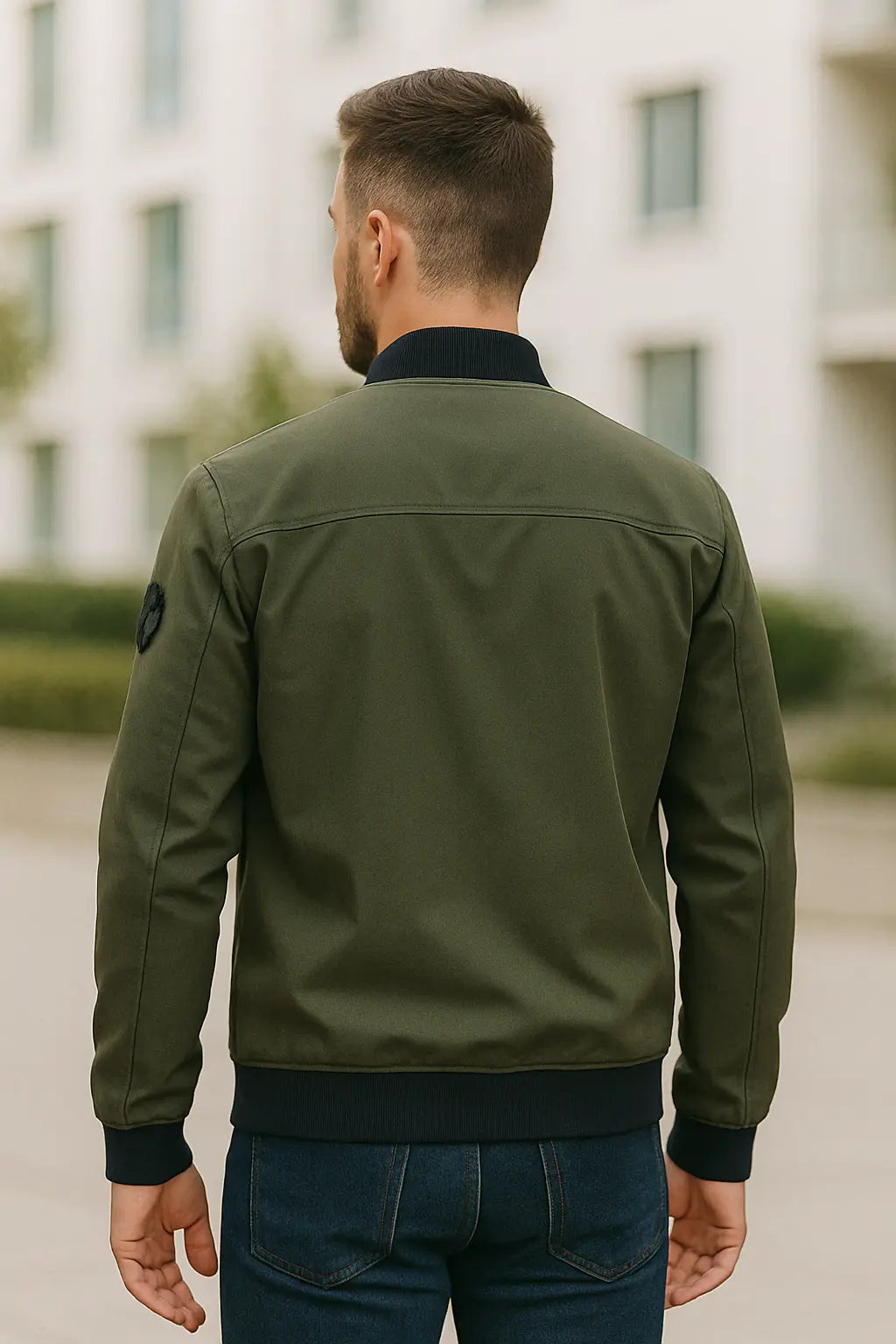 Belle & Cooper | Men's Slim Fit Bomber Jacket