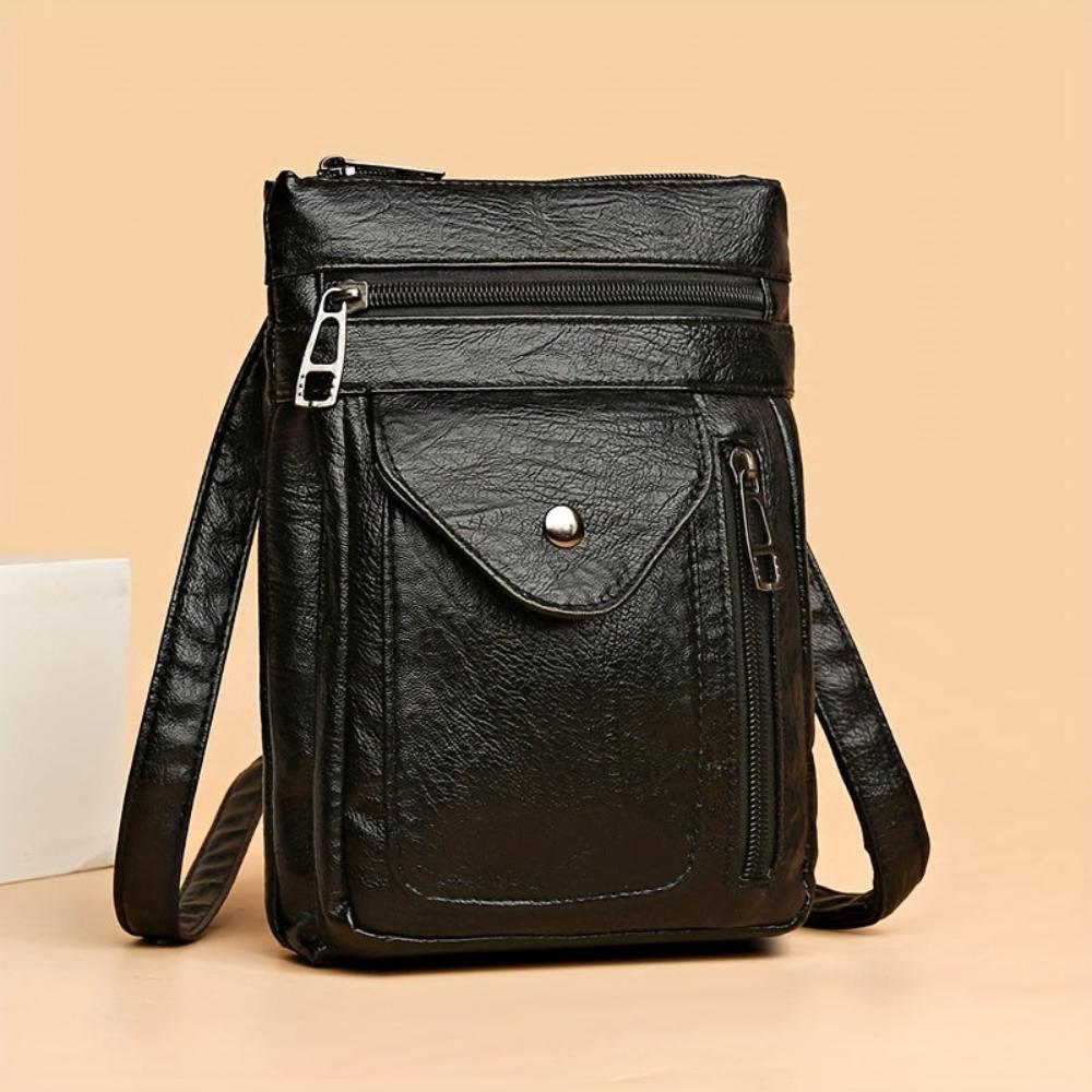 Renzia - Vegan Leather Crossbody Shoulder Bag