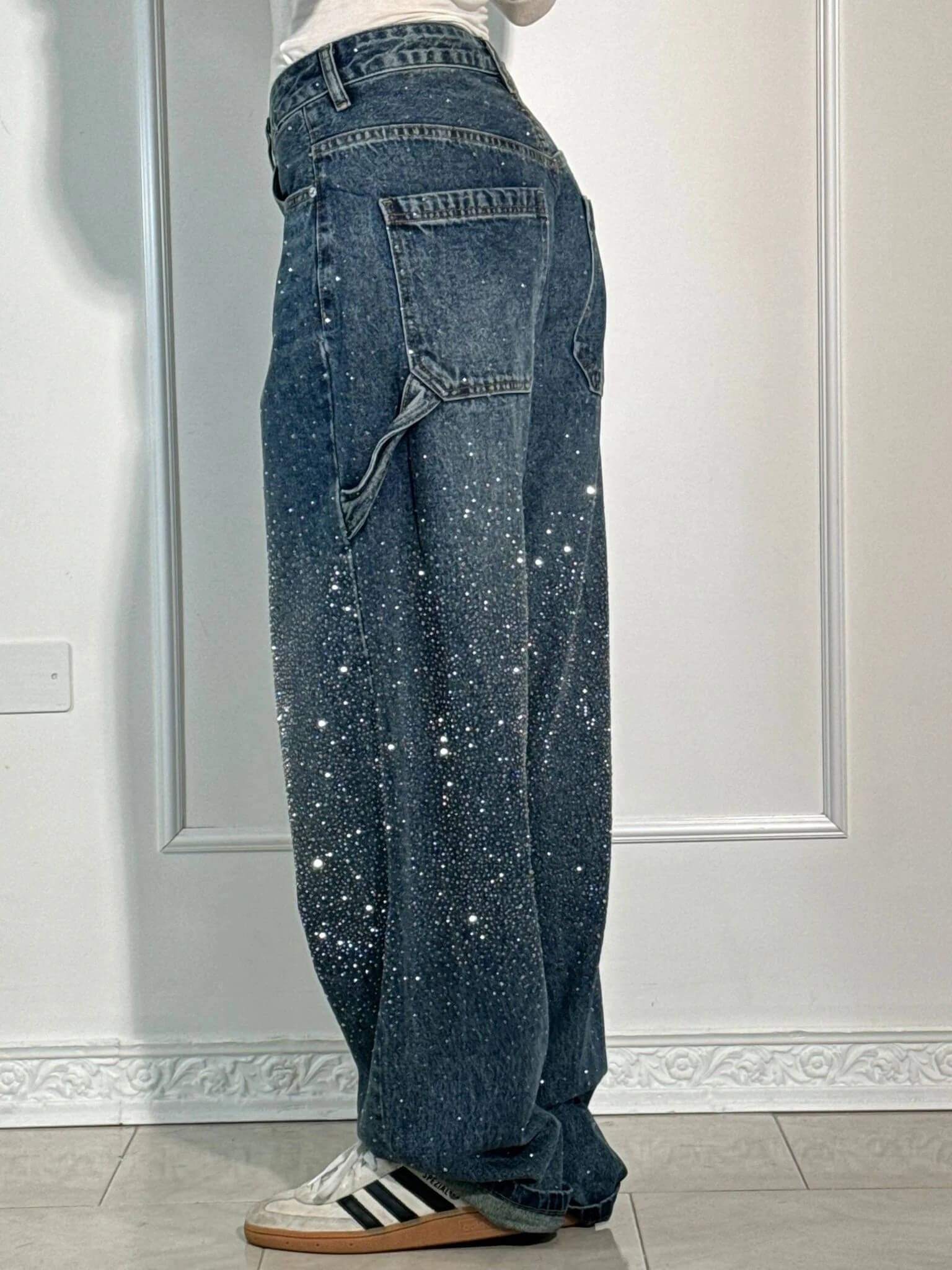 Kalyra - Wide-Leg Denim Jeans