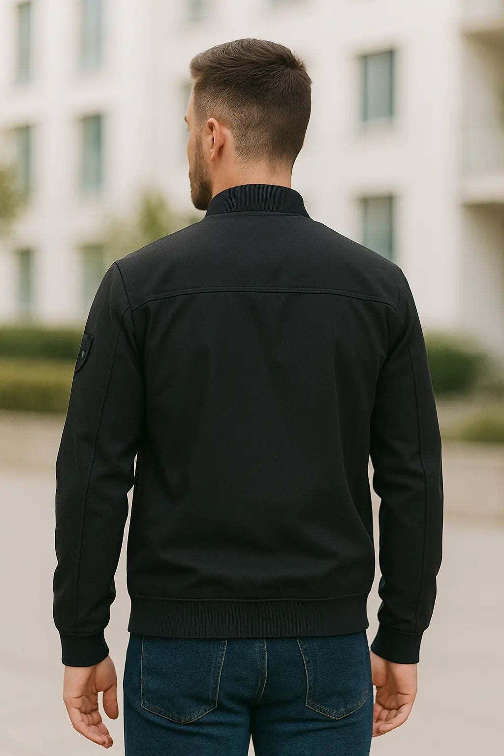 Belle & Cooper | Men's Slim Fit Bomber Jacket