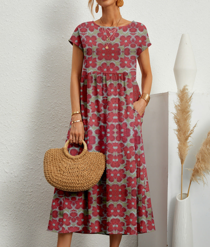 Lynora - Boho Midi Dress