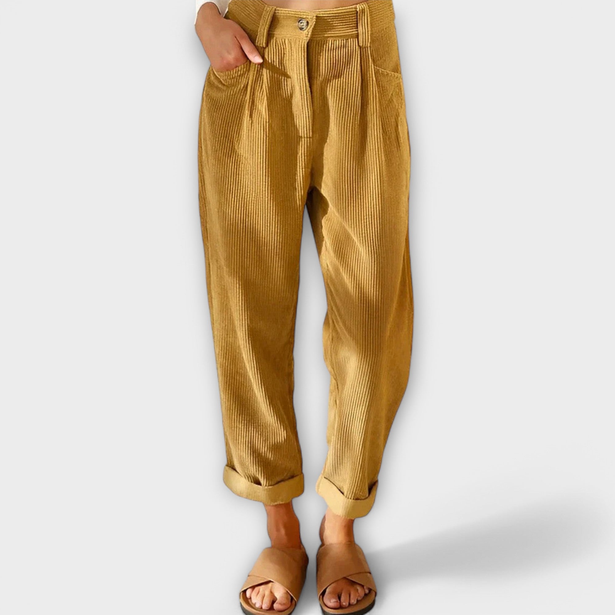 Jana - Modern corduroy trousers