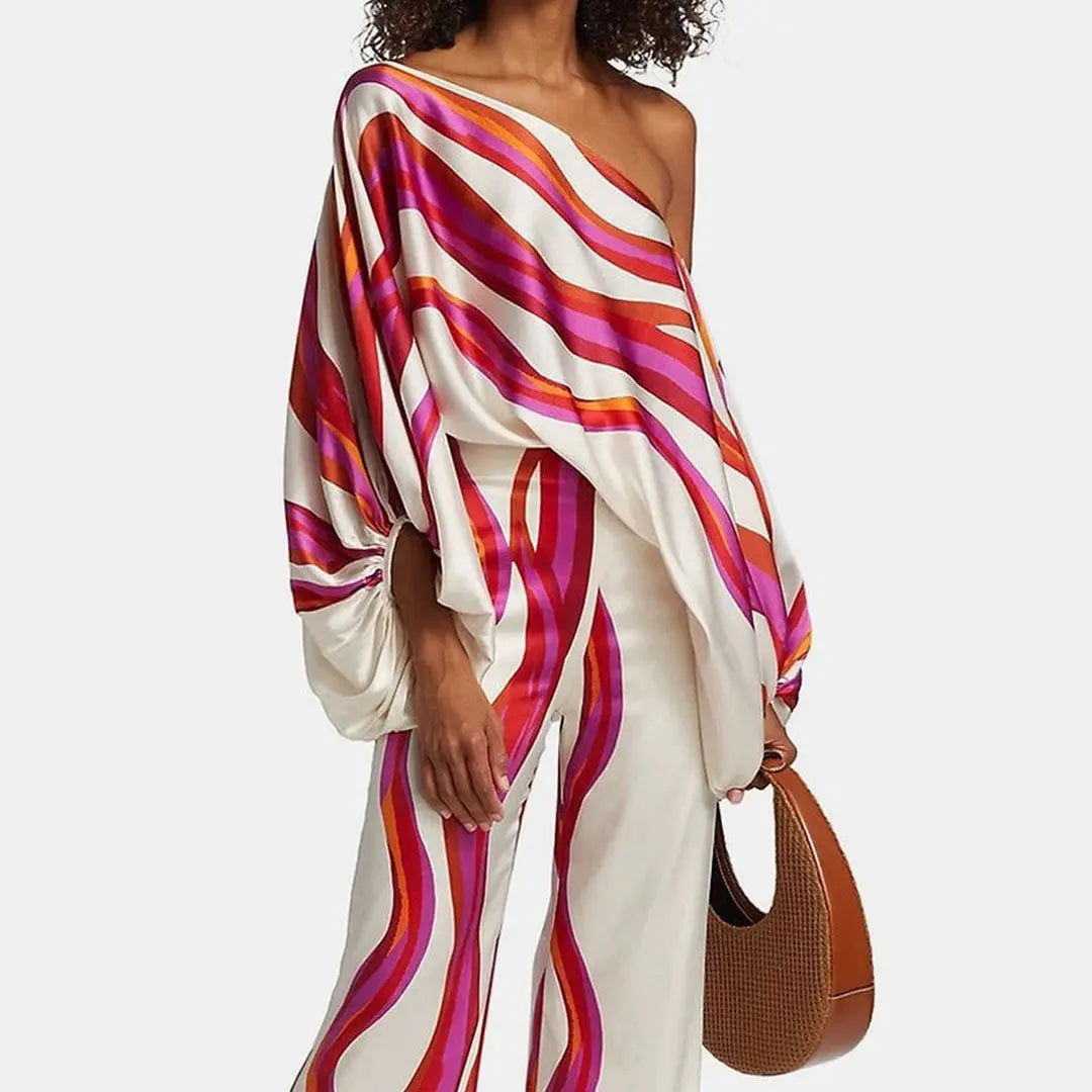 Elanora - Satin Two-Piece Set