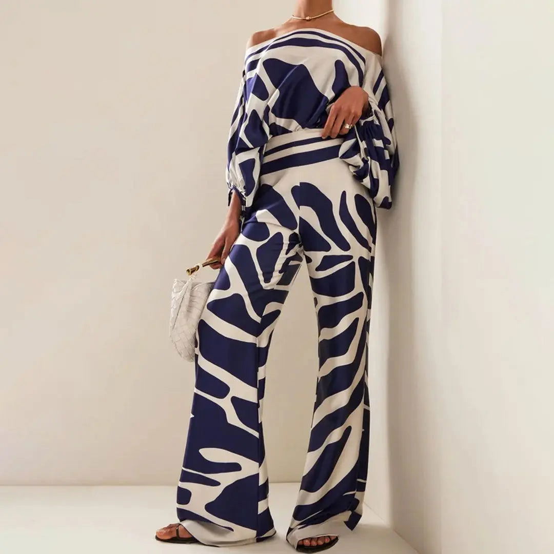 Elanora - Satin Two-Piece Set