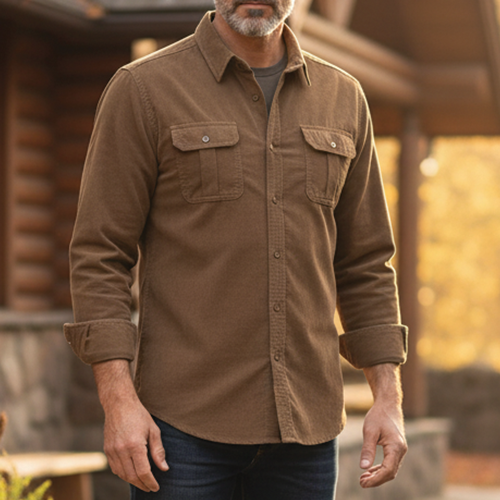 Zivarn - Casual Corduroy Shirt