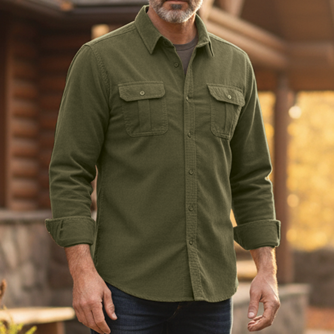Zivarn - Casual Corduroy Shirt