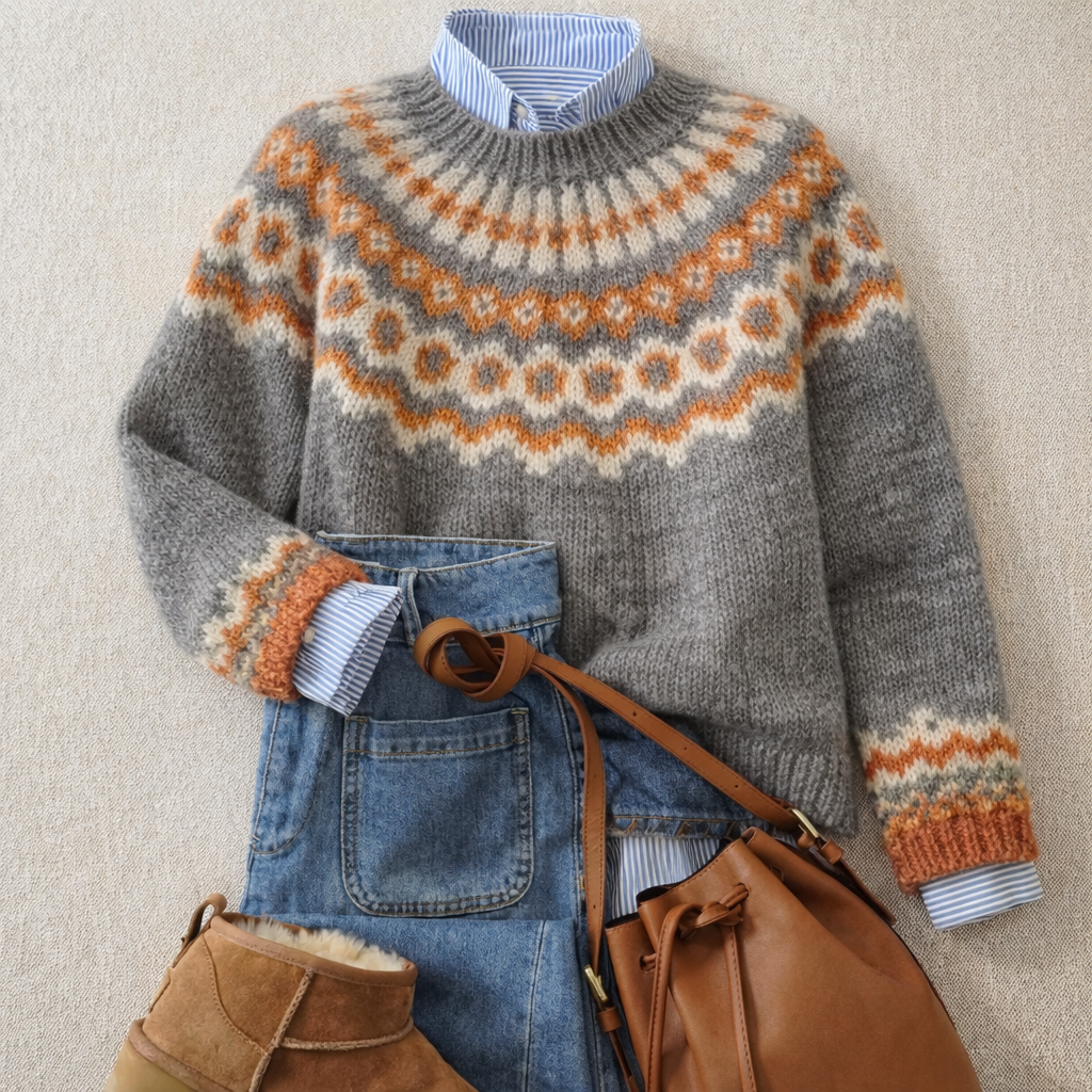 Sandi | Heritage Nordic Knit Sweater