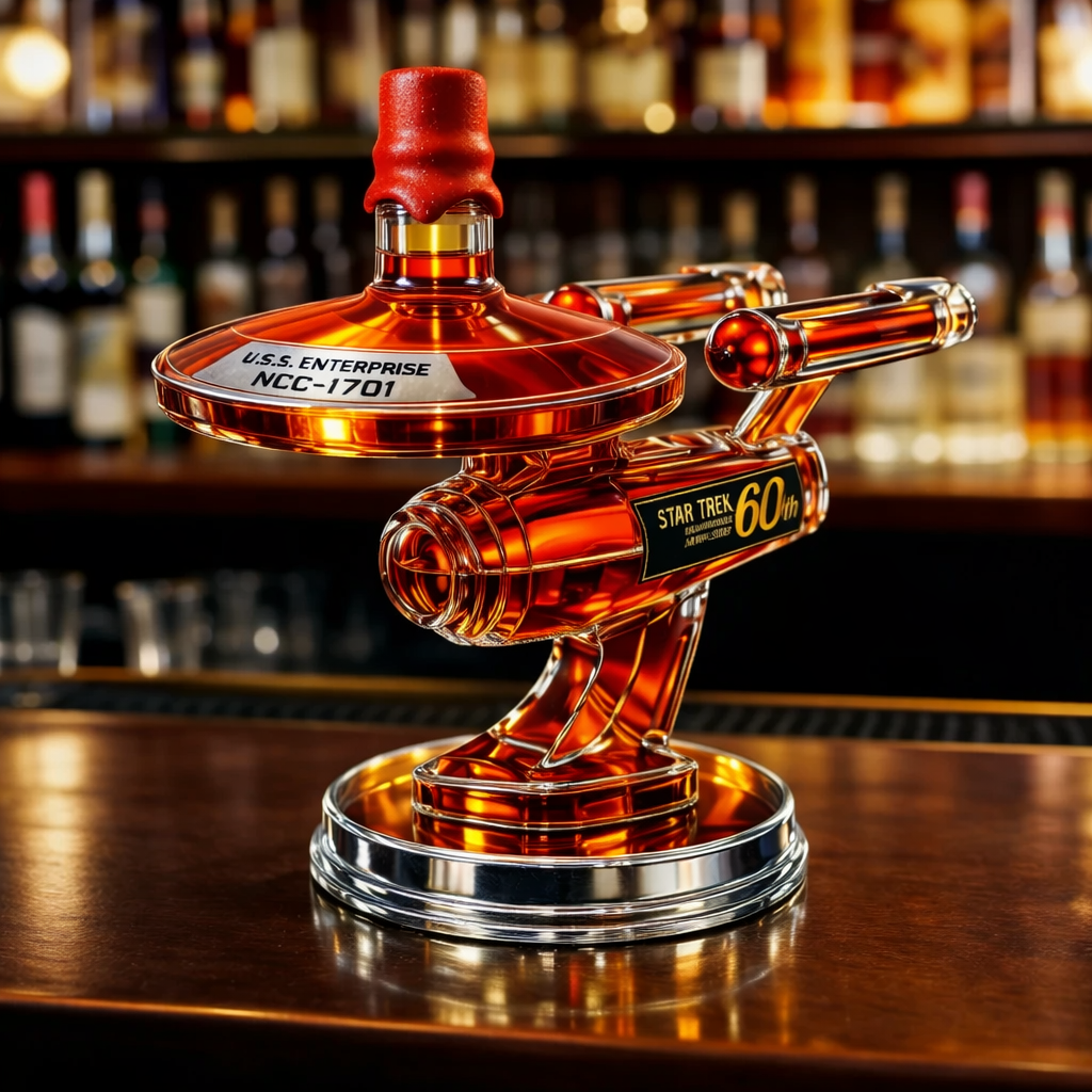 60th Anniversary of the USS Enterprise - Whiskey Decanter