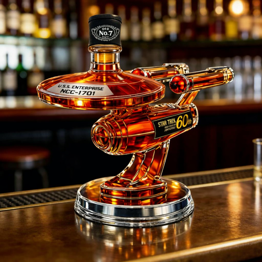 60th Anniversary of the USS Enterprise - Whiskey Decanter