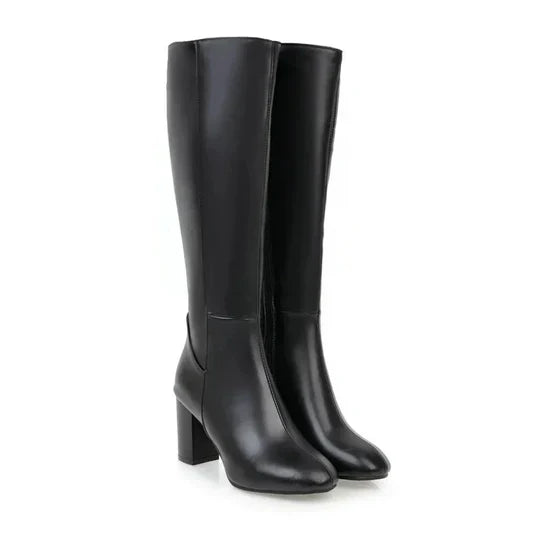 Claire | Women’s Knee-High Heeled Boots