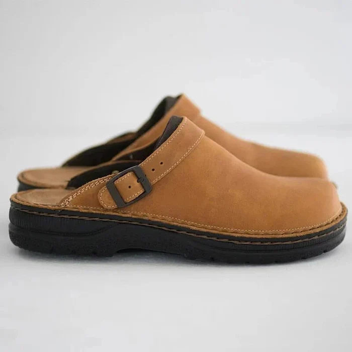 Arthur | Stylish Men’s Leather Slipper Clogs