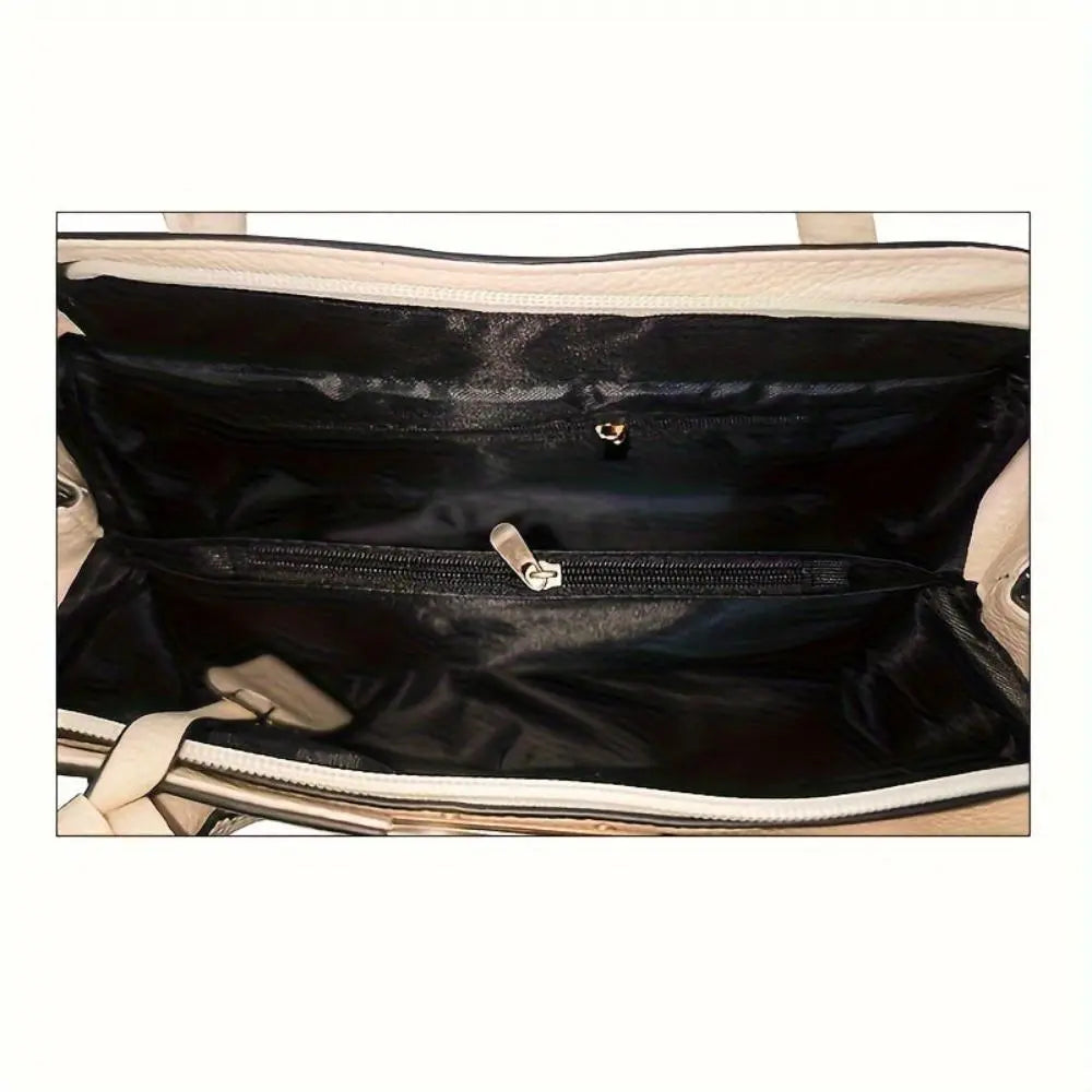 Delvire - Vegan Leather Structured Handbag