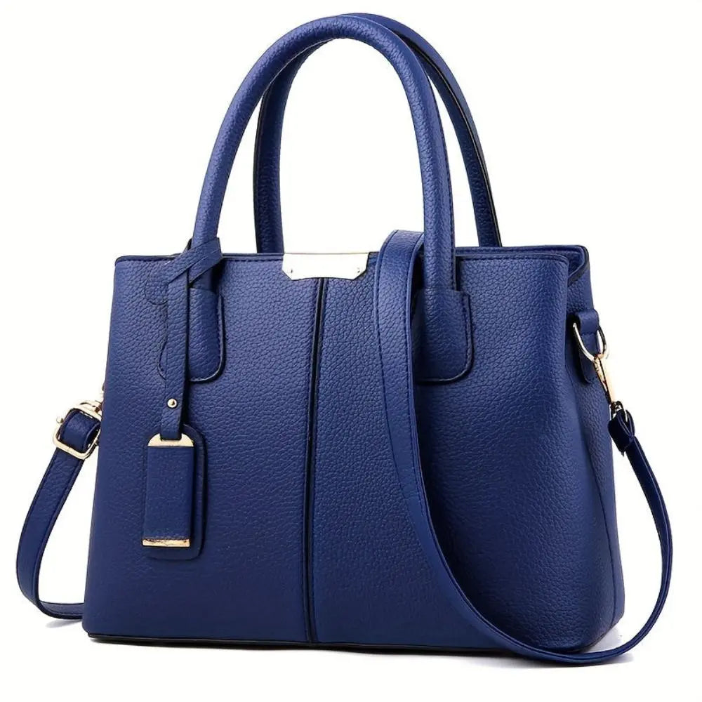 Delvire - Vegan Leather Structured Handbag