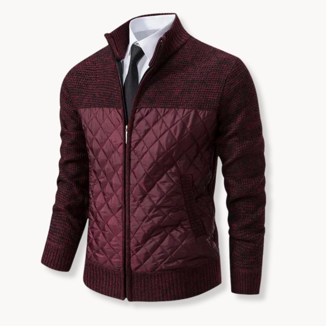 Sirov - Quilted Sweater Jacket