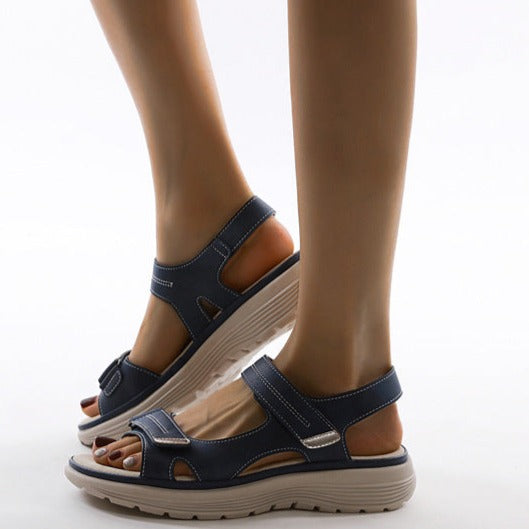 Halo - Platform Velcro Sandals