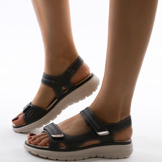 Halo - Platform Velcro Sandals
