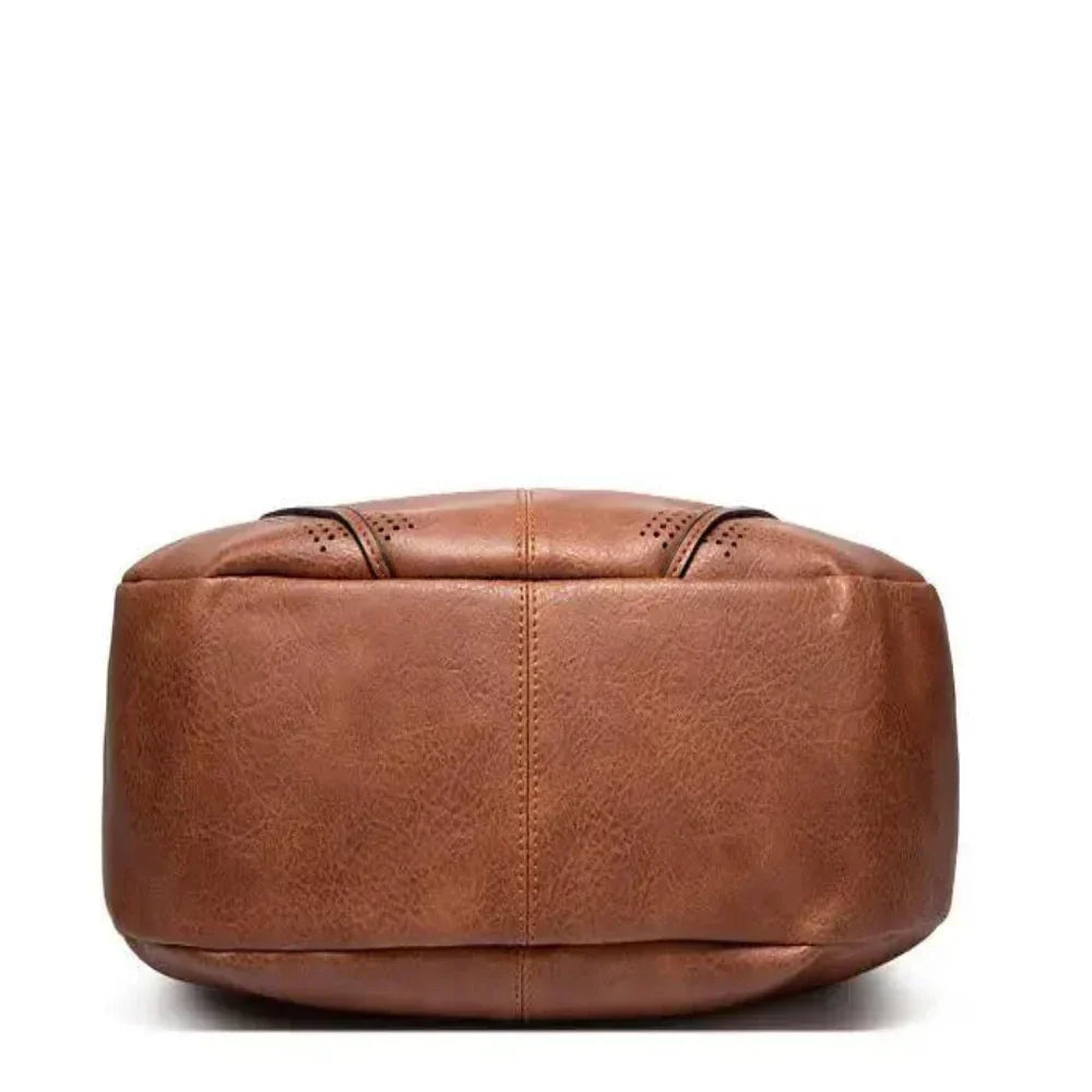 Alvire - Slouchy Hobo Taske i vegansk læder