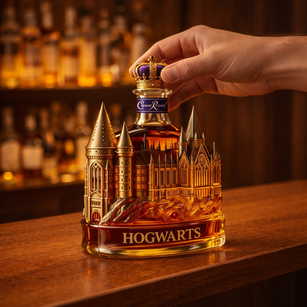 Whiskey Bottle – Magical Castle Edition