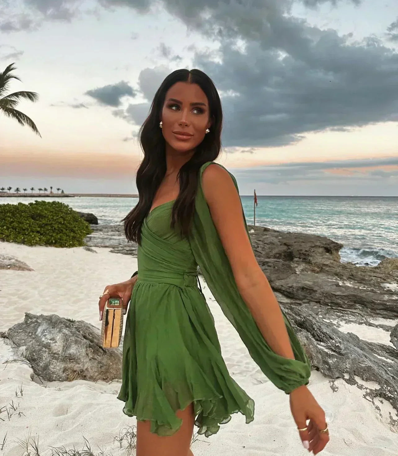 Elowyn - Wrap Mini Dress