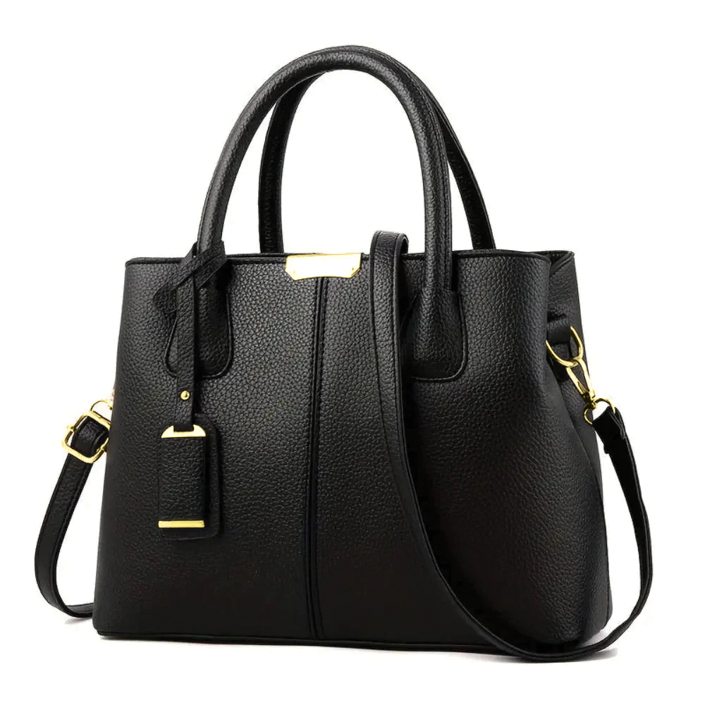 Delvire - Vegan Leather Structured Handbag