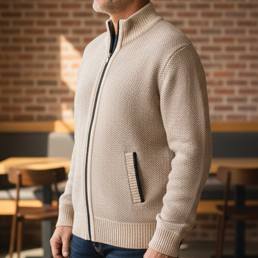 Balenzo - Knit Zip Sweater