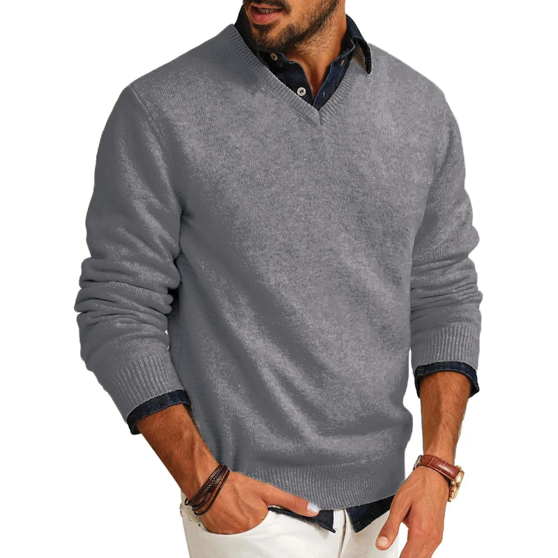 Corvin - Sweater i uldblanding