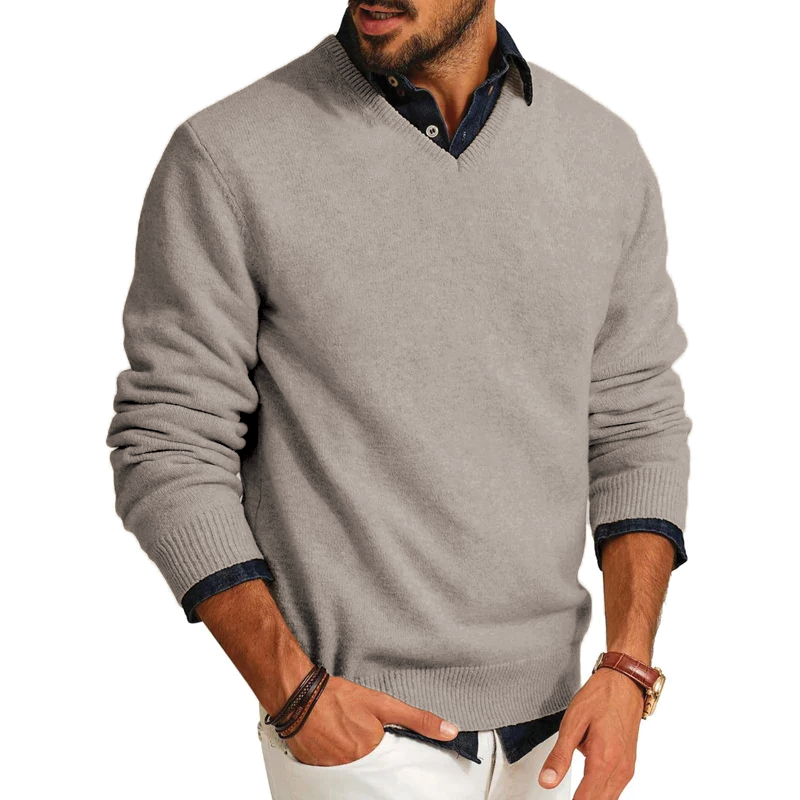 Corvin - Sweater i uldblanding