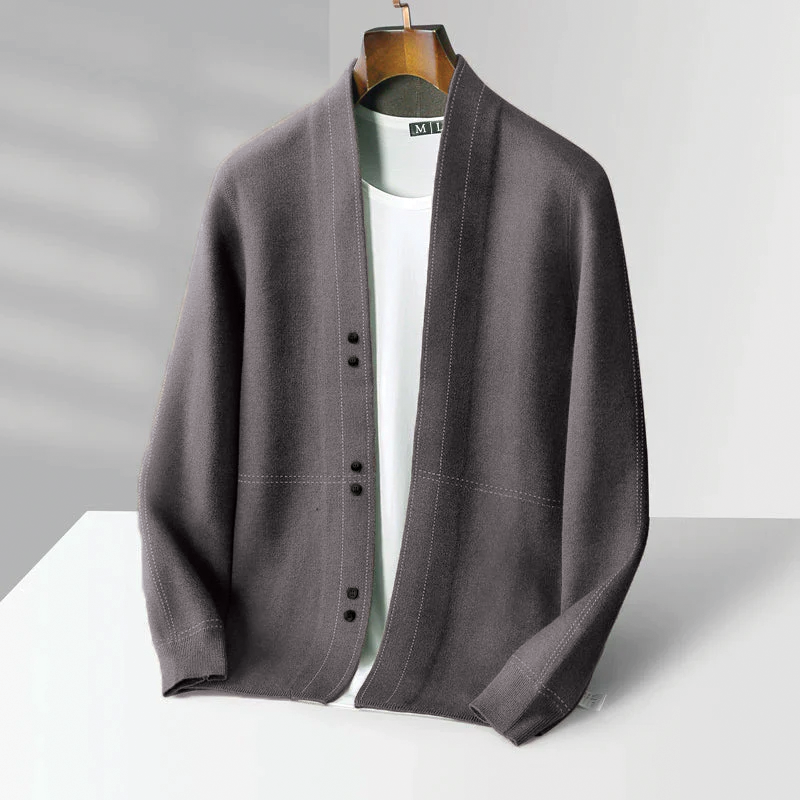 Alvyn - Cardigan i uldblanding