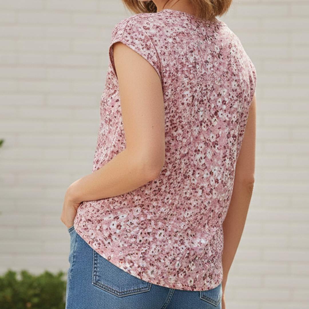 Rosamond - Button-Front Summer Blouse
