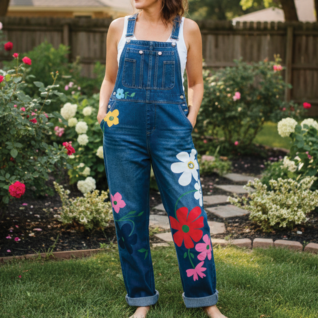Sorella - Ærmeløse Denim Overalls