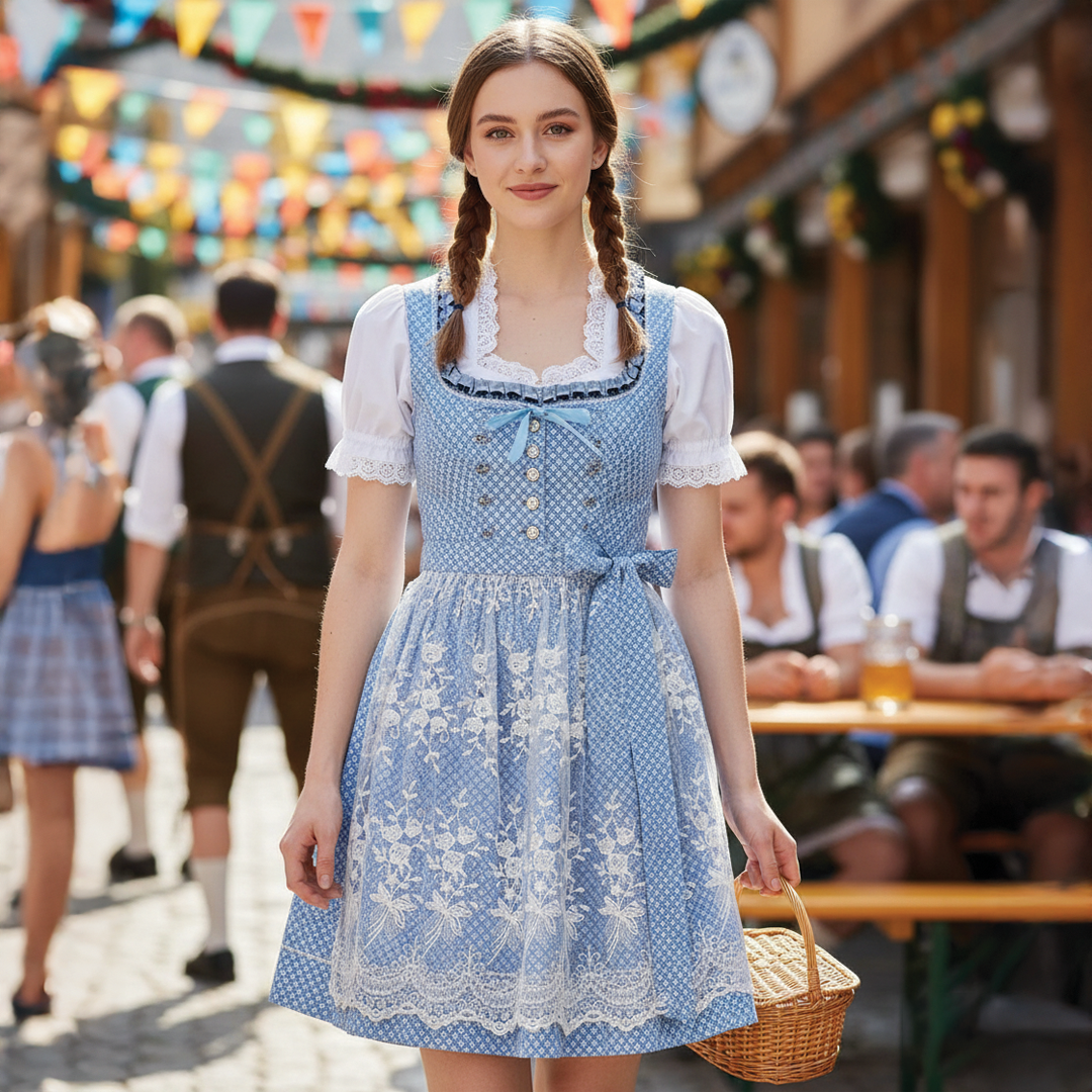 Ivessa - Bayersk Dirndl Kjole